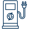 Icon of charging station
